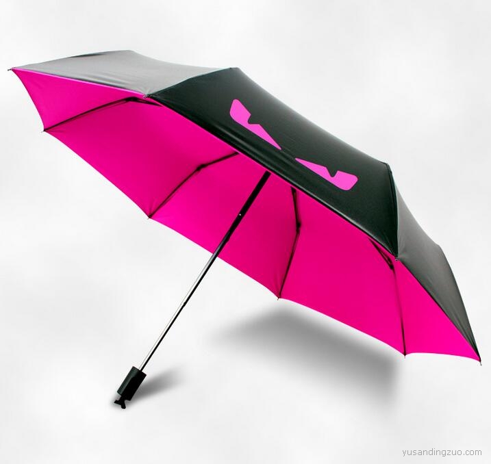 黑胶晴雨伞折叠太阳伞